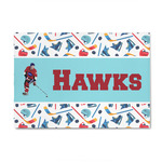 Hockey 2 4' x 6' Patio Rug (Personalized)