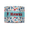 Hockey 2 8" Drum Lampshade - FRONT (Fabric)