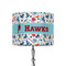 Hockey 2 8" Drum Lampshade - ON STAND (Fabric)