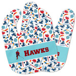 Hockey 2 Baby Bib w/ Name or Text