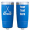 Hockey 2 Blue Polar Camel Tumbler - 20oz - Double Sided - Approval