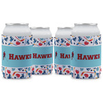 Hockey 2 Can Cooler (12 oz) - Set of 4 w/ Name or Text