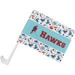 Hockey 2 Car Flag - Small w/ Name or Text