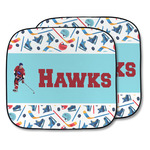 Hockey 2 Car Sun Shade - Two Piece (Personalized)