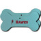 Hockey 2 Ceramic Flat Ornament - Bone Front & Back Double Print