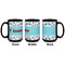 Hockey 2 Coffee Mug - 15 oz - Black APPROVAL