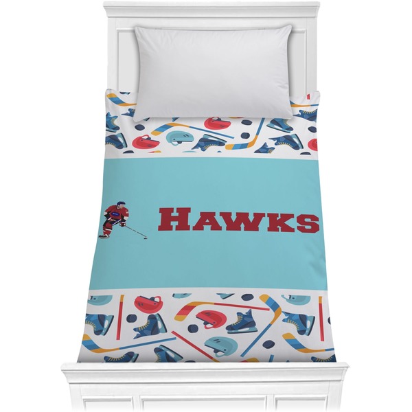 Custom Hockey 2 Comforter - Twin (Personalized)