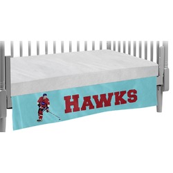 Hockey 2 Crib Skirt (Personalized)
