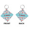 Hockey 2 Diamond Keychain (Front + Back)