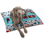 Hockey 2 Dog Bed - Large w/ Name or Text