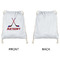 Hockey 2 Drawstring Backpacks - Sweatshirt Fleece - Single Sided - APPROVAL