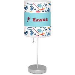 Hockey 2 7" Drum Lamp with Shade Polyester (Personalized)