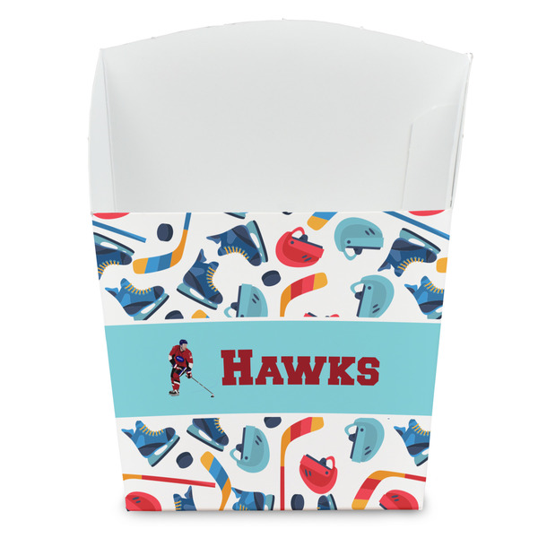 Custom Hockey 2 French Fry Favor Boxes (Personalized)