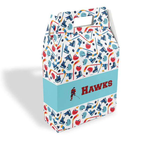 Custom Hockey 2 Gable Favor Box (Personalized)