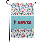 Hockey 2 Small Garden Flag - Single Sided w/ Name or Text