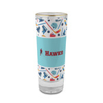 Hockey 2 2 oz Shot Glass -  Glass with Gold Rim - Single (Personalized)