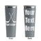 Hockey 2 Grey RTIC Everyday Tumbler - 28 oz. - Front and Back