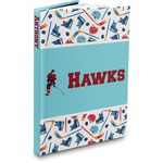 Hockey 2 Hardbound Journal - 7.25" x 10" (Personalized)