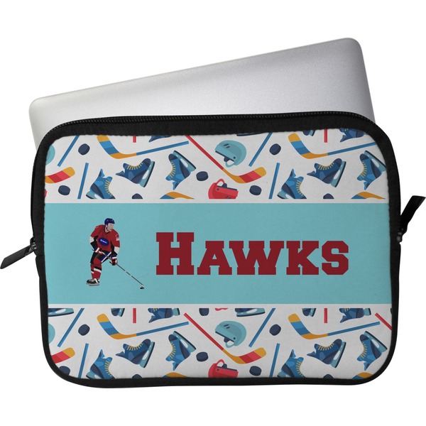 Custom Hockey 2 Laptop Sleeve / Case (Personalized)