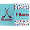 Hockey 2 Large Hard Cover Journal - Apvl