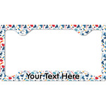 Hockey 2 License Plate Frame - Style C (Personalized)