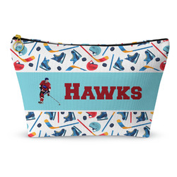 Hockey 2 Makeup Bag - Small - 8.5"x4.5" (Personalized)