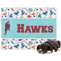 Hockey 2 Dog Blanket - Regular (Personalized)