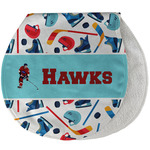 Hockey 2 Burp Pad - Velour w/ Name or Text