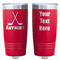 Hockey 2 Red Polar Camel Tumbler - 20oz - Double Sided - Approval