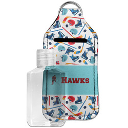 Hockey 2 Hand Sanitizer & Keychain Holder - Large (Personalized)