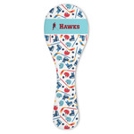 Hockey 2 Ceramic Spoon Rest (Personalized)