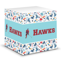 Hockey 2 Sticky Note Cube (Personalized)