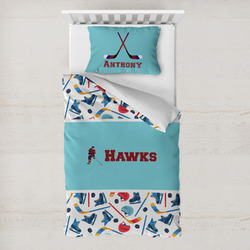 Hockey 2 Toddler Bedding Set - With Pillowcase (Personalized)