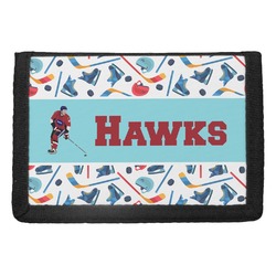 Hockey 2 Trifold Wallet (Personalized)