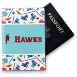 Hockey 2 Vinyl Passport Holder (Personalized)