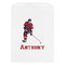 Hockey 2 White Treat Bag - Front View