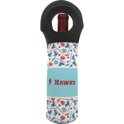 Hockey 2 Wine Tote Bag (Personalized)