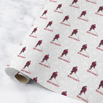 Hockey 2 Wrapping Paper Roll - Medium - Matte (Personalized)