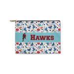 Hockey 2 Zipper Pouch - Small - 8.5"x6" (Personalized)