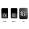 Interlocking Monogram Windproof Lighters - Black, Double Sided, w Lid - APPROVAL