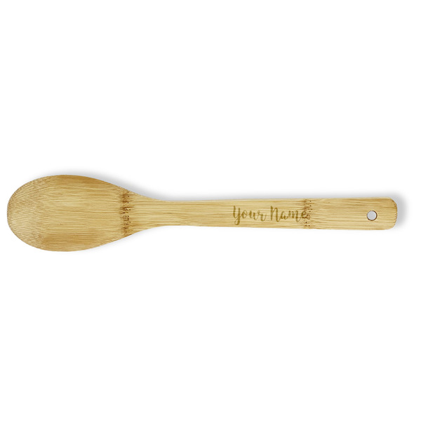 Custom Script Name Bamboo Spoon - Single-Sided (Personalized)