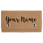 Script Name Cards & Dice Set - Light Brown (Personalized)