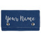 Script Name Cards & Dice Set - Navy Blue - Front