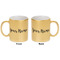 Script Name Gold Mug - Apvl