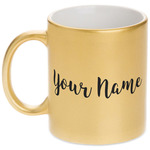 Script Name Metallic Mug (Personalized)