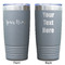 Script Name Gray Polar Camel Tumbler - 20oz - Double Sided - Approval