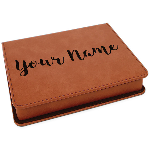 Custom Script Name Leatherette 4-Piece Wine Tool Set (Personalized)