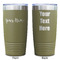 Script Name Olive Polar Camel Tumbler - 20oz - Double Sided - Approval