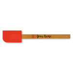 Script Name Silicone Spatula - Red (Personalized)