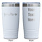 Script Name White Polar Camel Tumbler - 20oz - Double Sided - Approval